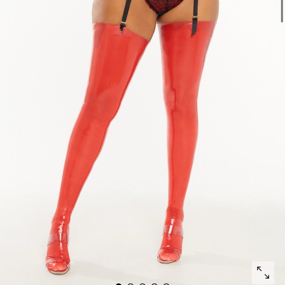 Savage X Fenty Latex Stocking - NWT